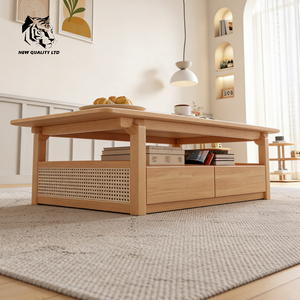 factory direct sale great price customized <b>large</b> stock ready to ship side table new design living room furniture wood tea table - Product Image 4