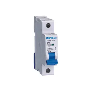 CHINT-NB1-63H de interruptor de circuito en miniatura, 1P, 4P, 63A, 10A, 25A, 40A, C63