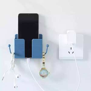 Boîte de rangement murale Télécommande <span class=keywords><strong>Organisateur</strong></span> Cas Prise de téléphone portable Support de charge Support Rack Stand - Product Image 1