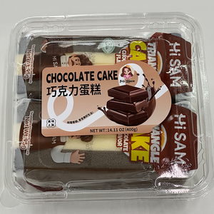 Pastel Triangular Combinado con Sabor a Queso, Chocolate, Fresa y Matcha, en Caja, 4 * 95g, Venta Caliente - Product Image 1