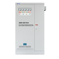 Stabilisateur de tension automatique haute précision WF.EL AC 380V 3 phases 600KVA, prix d'usine, protection contre la surchauffe, industriel