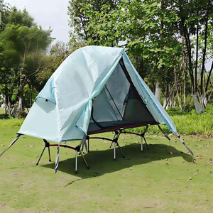 Carpa de Camping Reforzada Elevada de Doble Capa Impermeable para 4 Estaciones, Portátil y Plegable - Product Image 4