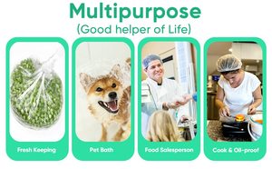 100 unids/bolsa de baño, gorro de ducha personalizado, gorro de ducha desechable de plástico transparente para usos en el baño con alta calidad - Product Image 6