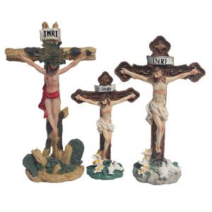 Crucifijo de Jesús, Adornos de Resina, Adornos Navideños, Regalos Cristianos, <span class=keywords><strong>Objetos</strong></span> Sagrados - Product Image 1
