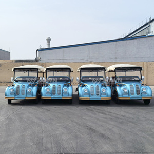 Popular Auto Eléctrico Mini Clásico Vintage de 2 Plazas con Transmisión Automática y Batería de Litio, Color Azul Cielo 02, Auto Clásico - Product Image 2