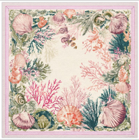 Tapis de jeu de mahjong américain Hortensia Zebra Charleston, motif floral aquarelle, antidérapant, insonorisant