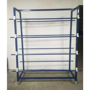 Low Price Customize Multiple Durable Portable Retail Clothing Scarf Fabric Display Rack