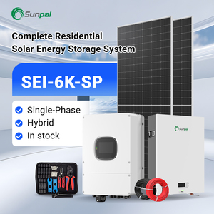 Kit de système solaire hybride Sunpal 6000w <span class=keywords><strong>6kva</strong></span> 6 <span class=keywords><strong>KW</strong></span>, systèmes solaires hors réseau pour la maison - Product Image 1