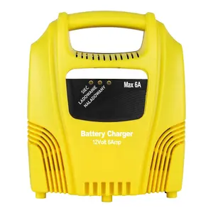 Portable 12V 4A LED Indicator Smart Fast Charging Lead Acid Battery Charger Automatic Car Battery Charger