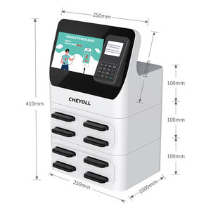 Ücretsiz yazılım ücreti 8-slot taşınabilir güç banka kiralama istasyonu POS makinesi ile paylaşılan güç banka istasyonu - Product Image 3