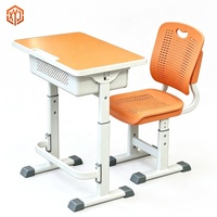 Bureau et chaise d'étude réglables XYJ, ensemble table et chaise ergonomiques pour enfants et adolescents, mobilier de classe