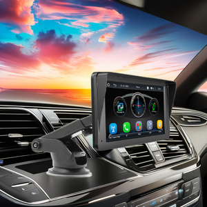 Xách tay <span class=keywords><strong>7</strong></span> inch HD Carplay cảm ứng MP5 Máy nghe nhạc không dây RGB xe Stereo USB Apple Carplay <span class=keywords><strong>Android</strong></span> tự động gương ghế sau - Product Image 2
