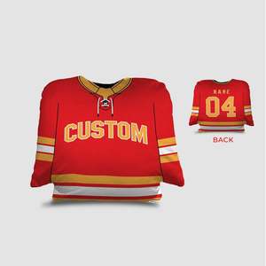 Uniformes de hockey à rouleaux avec design de maillot de hockey en ligne personnalisé réversible vierge sublimé à la mode broderie sur mesure - Product Image 4