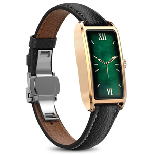 Siêu mỏng 1.1inch AMOLED thời trang vòng đeo tay thông minh không thấm nước thể thao Tính năng huyết áp giấc ngủ màn hình la bàn lịch - Product Image 1