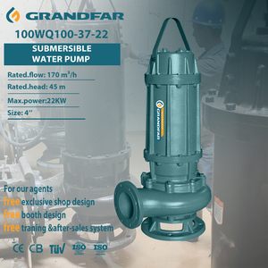 มอเตอร์ GRANDFAR 30 แรงม้า 380 โวลต์ 3 เฟส ปั๊มน้ำเสียแบบจุ่มใต้น้ำ ปั๊มน้ำเสียอุตสาหกรรมแบบจุ่มใต้น้ำ - Product Image 1