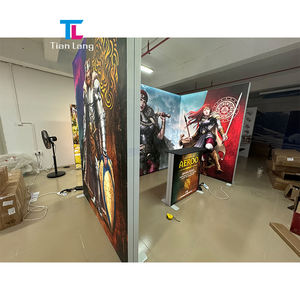 TianLang équipement de salon commercial personnalisé rétro-éclairé publicité boîte à lumière mur de toile de fond pour les stands de salon - Product Image 1