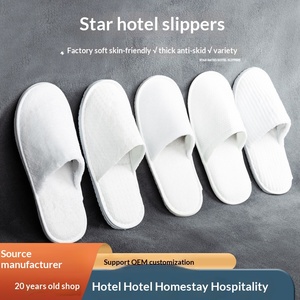 Pantuflas Desechables Antideslizantes Personalizables para Hoteles, Salones de Belleza, Casas de Huéspedes y Alojamientos Turísticos, Pantuflas de Coral para el Hogar en Stock - Product Image 2