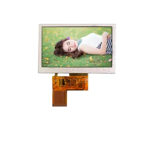 Fabriek Oem High Definition 4.3 Inch 800*480 Dots Ips Capacitieve Lcd Panel