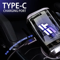 Accessoires de voiture, poignées en cristal, pommeau de levier de vitesses, tête de levier LED pour Chery Jetour Traveller Jetour T2 2023 2024