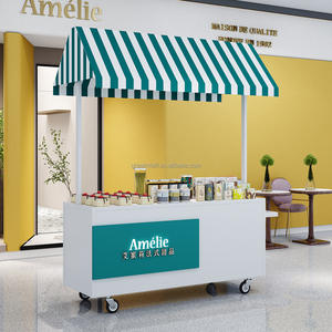 Remorque alimentaire chariots de vente de nourriture de rue camion de restauration rapide mobile van 3 grosse roue vélo de bière électrique - Product Image 5