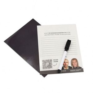Bulk Custom Magnetic Memo Board Refrigerator Sticker With Writable Surface Paper <b>Fridge</b> Magnet - Product Image 3