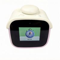 Réveil intelligent interactif vintage pour étudiants, avec fonction de conversation, en forme de pingouin chinois, poulet, dessin animé, et alarme islamique, compatible avec la commande vocale IA LLM