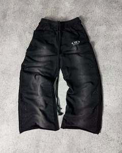 Pantalones Jogger HC para Hombre, de Felpa Francesa de Algodón Grueso, Estilo Hip Hop, Anchos, con Cierre de Cordón, Ecológicos, para Calle - Product Image 4