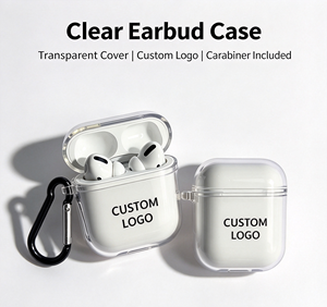 Nuevos AirPods Portátiles de Madera y Metal Transparentes con Diseño de Moda de Lujo, Logotipo Grabado Personalizado - Product Image 5