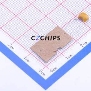 Condensateur céramique monolithique (MLCC) à montage traversant (CT4-1206Y334M500PF3), pas de montage traversant, pas de pas de broche = 5,08 mm, 330 nF, 20 %, 50 V, Y5V - Product Image 2