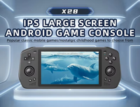 Console de jeu portable Powkiddy X28, écran tactile IPS de 5,5 pouces, 64 Go, Android 11, prise en charge du Wi-Fi, lecteur multimédia pour cadeau