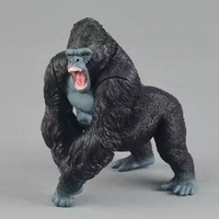 Sculpture de gorille de taille humaine et grand animal conçu sur mesure Art extérieur en fibre de verre en résine par sculpture en fibre de verre