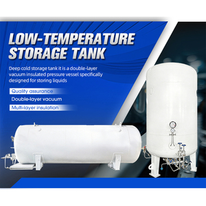Tanque de Almacenamiento Criogénico Vertical de Segunda Mano, 20kL, 0.8Mpa, para Suministro de Argón Líquido y Gas Nitrógeno - Product Image 3