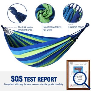 Bán buôn giá vườn bông xách tay võng, vải thoải mái võng, nắm giữ lên đến 660 lbs, tuyệt vời cho cắm trại, ngoài trời - Product Image 2