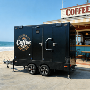 Film Premiere Portable Toilet Trailer Cinema Restroom With Step <b>Repeat</b> For Celebrity Outdoor Red Carpet Event - Product Image 5