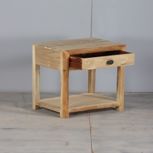 Wooden Bedside Table with Practical Storage Solutions Bedroom Side Cabinet Furniture for Hotels Resorts and Apartments - Product Image 3