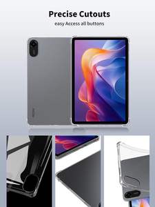Sıcak siyah temizle şeffaf yumuşak TPU Tablet kılıfı Xiaomi Redmi için ped 2 11 inç 2025 darbeye vaka koruma Tablet kapak - Product Image 4