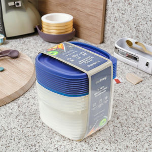 Juego organizador para alimentos frescos de cocina, caja de refrigerador de plástico para el sábado por la noche, almacenamiento y contenedor de alimentos para llevar - Product Image 1