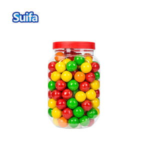 Échantillon gratuit <span class=keywords><strong>de</strong></span> bonbons halals personnalisés, boule à mâcher ronde <span class=keywords><strong>de</strong></span> chine, gomme à bulles - Product Image 3