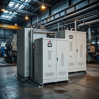 Stabilisateur de tension triphasé 200 kVA 100 kVA 380 V/440 V/480 V SVC à servomoteur, régulateur AC avec écran LCD, entièrement en cuivre pour usage industriel