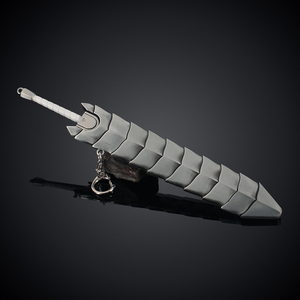 Mini Spada Berserk in Metallo, Tecnica di Fusione Dragonslayer, Personaggio TV e Cinema, Oggetto da Collezione, Arte 22cm 169g, Portachiavi in Lega di Zinco - Product Image 5
