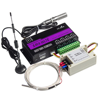 SMS GSM 4G LTE APP Web Remote Controller Relé de 4 canales Interruptor de ENCENDIDO/APAGADO Sensor de humedad de la SM4-WLTETemperature opcional