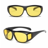 Nouvelles Lunettes de Soleil Tendance Européennes et Américaines pour Cyclisme, Anti-Vent et Anti-Sable, Lunettes de Conduite de Nuit Sécurisées Teintées