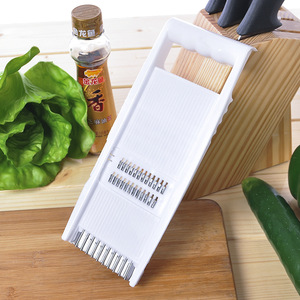 <b>Multi</b> <b>Functional</b> <b>Vegetable</b> <b>Cutter</b> Peeler Shredder Slicer Garlic Grinder Set White Plastic Kitchen Tool - Product Image 1