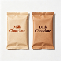 Bolsas Retráctiles al por Mayor de Grado Alimenticio para Barras de Chocolate, Proteínas, Energéticas, Hongos, Envoltorios para Alimentos de Mascotas, Reciclables, Tamaños Personalizados