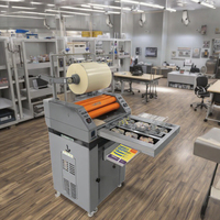Machine de laminage de film économique semi-automatique numérique PRY-390B