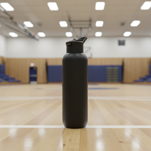 Bouteille d'eau portable pour sports de plein air en acier inoxydable 304, double paroi isolée sous vide, 600 ml 1000 ml, classique, avec paille pour la randonnée - Product Image 6