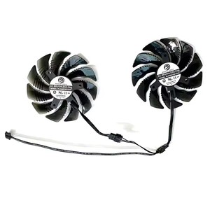 Ventilateur de carte graphique pour Gigabyte GeForce GTX1060 <span class=keywords><strong>1070</strong></span> GTX 1050ti GTX 960 <span class=keywords><strong>RX570</strong></span> RX470 PLD09210S12HH T129215SU 85MM 4PIN GPU - Product Image 2