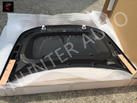Capot moteur en fibre de carbone véritable style SVR pour Range Rover Sport L494 2014-2020, capot en fibre de carbone véritable sèche