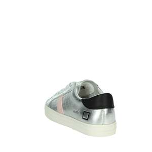D.A.T.E. Zapatillas Deportivas para Niña J381-HL-SH-SL2 Plateadas Metálicas de Caña Baja - Product Image 2
