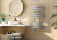 BODE Porte-serviettes chauffant mural pour salle de bain Radiateur de serviettes chauffant l'eau